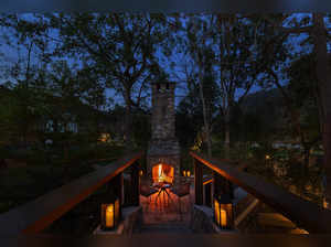 Fireplace - Luxury Cottages with Fireplace, ZANA - A Luxury Escape, Dhikuli, Jim Corbett