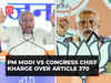 'Tukde Tukde Gang…': PM Modi lashes out at Congress chief Kharge over his Article 370 remark