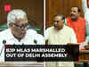 BJP MLAs marshalled out of Delhi Assembly over demanding discussion on alleged DJB scam
