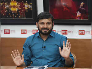 New Delhi: Congress leader Kanhaiya Kumar during an interview with PTI, in New D...