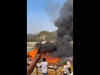 Watch horrific fire erupt at Garjiya Devi Temple near Jim Corbett Ramnagar, several shops gutted into fire