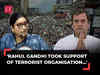 'Rahul Gandhi took support of terrorist organisation PFI to contest election', alleges Smriti Irani