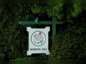 A general view of the entrance to Augusta National Golf Club prior to the 2024 Masters Tournament at Augusta National Golf Club on April 06, 2024 in Augusta, Georgia.