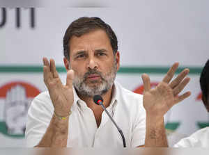 Congress leader Rahul Gandhi