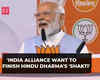 Lok Sabha Election: PM Modi targets INDIA alliance; says, they want to finish Hindu Dharma's 'Shakti'