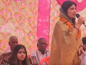 UP: Dimple Yadav's daughter Aditi campaigns for Samajwadi Party in Mainpuri