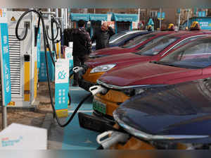 Shell EV charging station in Beijing