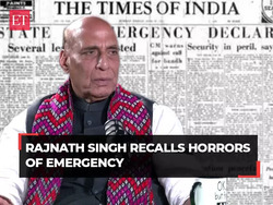 Rajnath Singh recalls horrors of Emergency when jailed: 'Wasn’t given parole to see ailing mother'