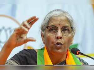 Union Minister and BJP leader Nirmala Sitharaman