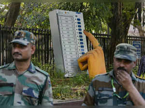 A model of Electronic Voting Machine (EVM)
