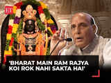 'Bharat main Ram Rajya ka aagaz hokar hi rahega, koi rok nahi sakta': Rajnath Singh