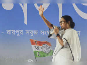 Bankura: West Bengal Chief Minister and TMC chief Mamata Banerjee speaks during ...