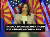 Donald Trump 'wants to take America back to 1800s' on abortion: VP Kamala Harris