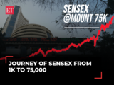 ET Markets Decoder: The journey of Sensex from 1K to 75,000