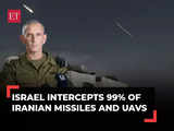 Israel-Iran conflict: 99% of drones and missiles launched by Iran were intercepted, says IDF