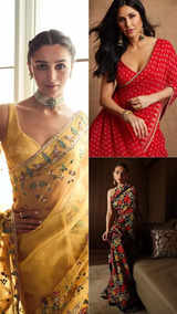 Alia Bhatt, Adit Rao Hydari: Celeb-inspired sarees for ethnic day in office