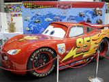 Life-size model of the Cars 2 charactor, McQueen