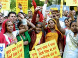 Protest against FDI in retail
