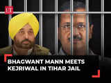 Punjab CM Bhagwant Mann meets Arvind Kejriwal in Tihar jail: 'Being treated like hardcore criminal'