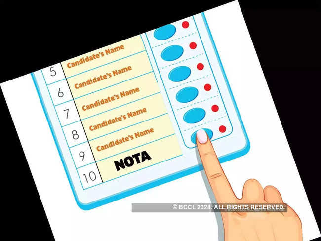 What is NOTA? What happens when NOTA gets most votes?