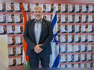 New Delhi: Israeli Ambassador to India Naor Gilon at the Israeli Embassy, in New...