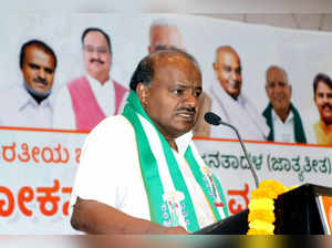 Bengaluru, Mar 29 (ANI): Former Karnataka CM HD Kumaraswamy addresses the Coordi...