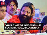 Patanjali ads case: 'You're not so innocent...', SC slams Ramdev, Balkrishna; grants one-week to issue public statement