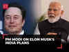 PM Modi on possible entry of Elon Musk's Tesla in India