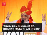 J&K: 'From Pakistan slogans to Bharat Mata Ki Jai', Amit Shah highlights change in 'Naya Kashmir'