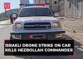 Israeli drone strike on car kills Hezbollah commander in Southern Lebanon