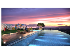 World's longest infinity pool hangs in air between two towers. Know about it in detail:Image