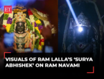 Ram Navami Surya Tilak: Watch the moment when sun rays glistened on Ram Lalla’s forehead