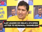 AAP leader Saurabh Bharadwaj slams L-G VK Saxena's open letter to CM Kejriwal, calls him 'narrow-minded'