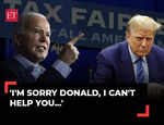Biden mocks Trump over his money issues: 'I'm sorry Donald, can't help You...'