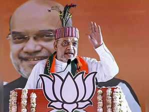 **EDS: VIDEO GRAB VIA @AmitShah** Mandla: Union Home Minister and BJP leader Ami...