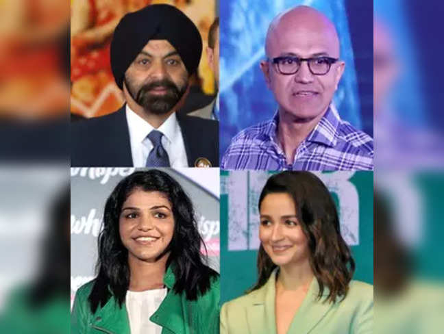 Ajay Banga, Satya Nadella, Alia Bhat, Sakshi Malik on TIME Magazine's 100 Most Influential People list