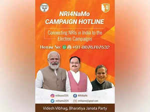 Lok Sabha polls: BJP introduces hotline number to engage NRIs with party's campaign. Check details