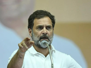 BJP poll manifesto has nothing for poor, says Rahul Gandhi