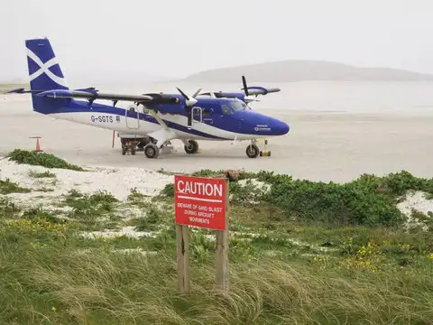 Public beach when not in use