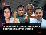 LS Polls Ph 1: From Nitin Gadkari to Nakul Nath, candidates react in key battleground constituencies 1 80:Image