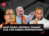 Lok Sabha Elections 2024: Amit Shah, Shivraj Singh Chouhan, Owaisi file their nominations 1 80:Image
