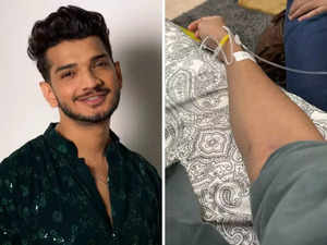 Munawar Faruqui hospitalised? ‘BB17’ winner shares pic of himself with IV drip attached on Instagram:Image