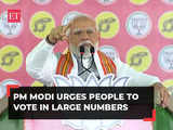 PM Modi urges people to vote amid low voter turnout in Phase 1: 'Next 25 years are crucial' 1 80:Image
