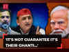 Akhilesh Yadav mocks ‘Modi Ki Guarantee’ poll pitch 'It's not Guarantee it's their Ghanti…'
