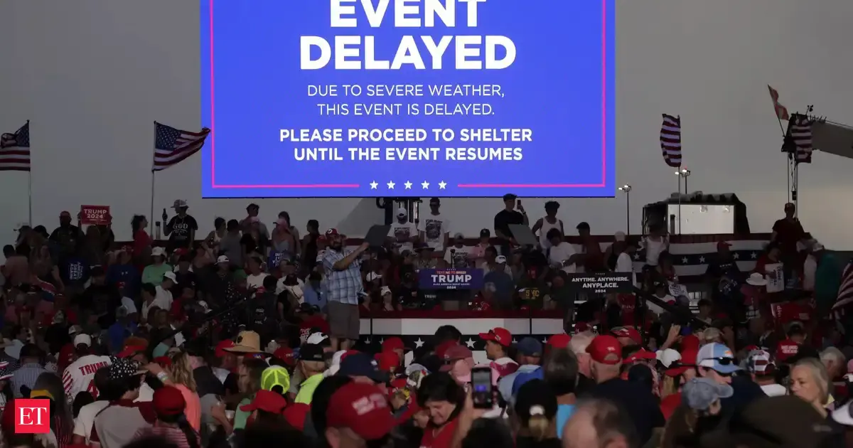 Donald Trump: Trump cancels rally because of weather, proving the ...