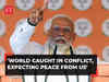 PM Modi on India's Mantra of 'non-violence': 'World caught in conflict, expecting peace from us'