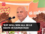Lok Sabha Elections 2024: BJP will win all 28 LS seats in Karnataka, says BS Yediyurappa 1 80:Image
