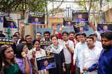 'Kejriwal ko insulin do': AAP workers protest outside Tihar jail