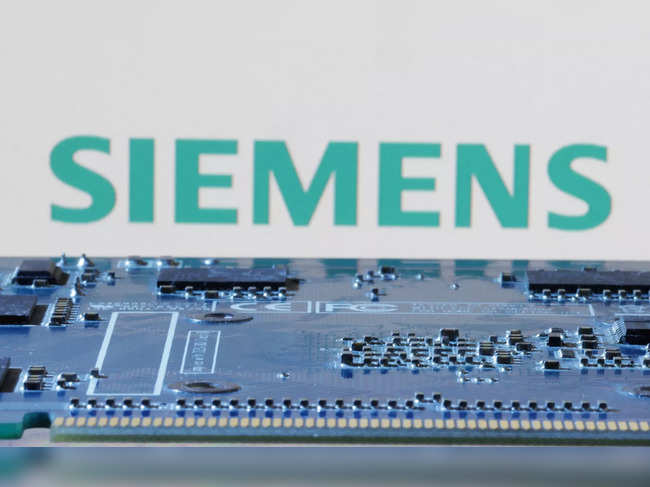 Illustration shows Siemens logo