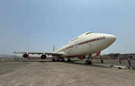 Air India's iconic Boeing 747 'Queen of the Skies' takes final flight from Mumbai
